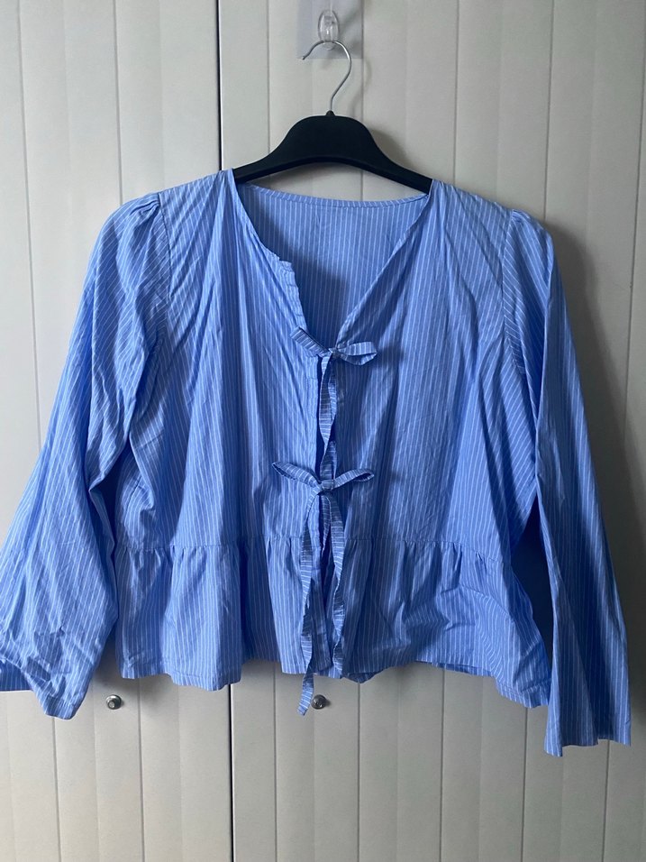 Uzun Kollu Keten Gömlek - Görsel 3