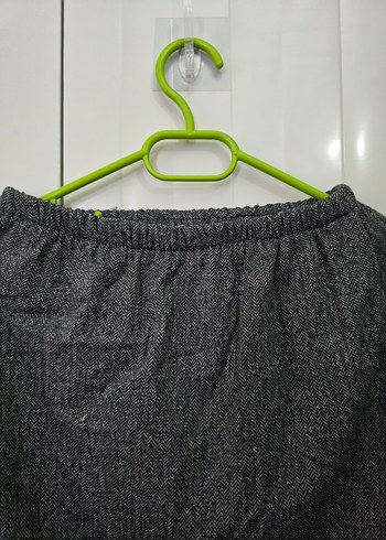 Gri Kadın Uzun Salaş Etek - Görsel 4