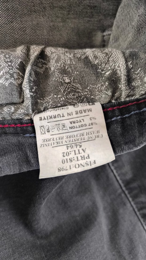 Bol Kesim Erkek Kot Pantolonlar - Görsel 2