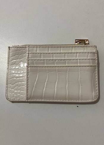 Bershka Beyaz Yılan Desenli Deri Cüzdan - Görsel 2