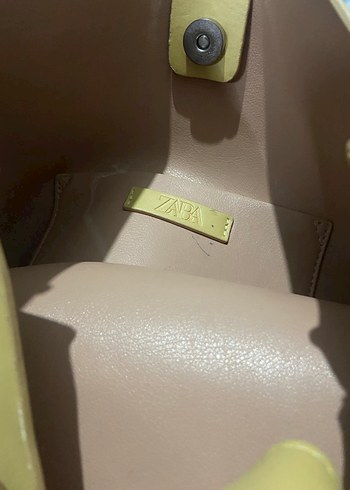 Zara Bej Deri Kadın Çanta - Görsel 2