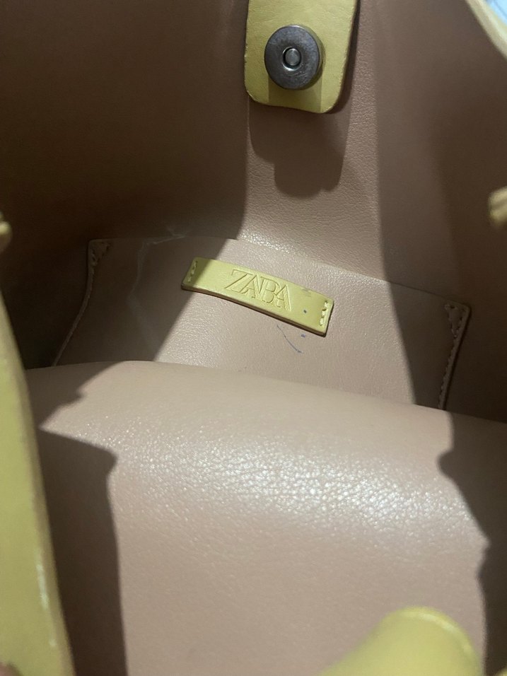 Zara Bej Deri Kadın Çanta - Görsel 2