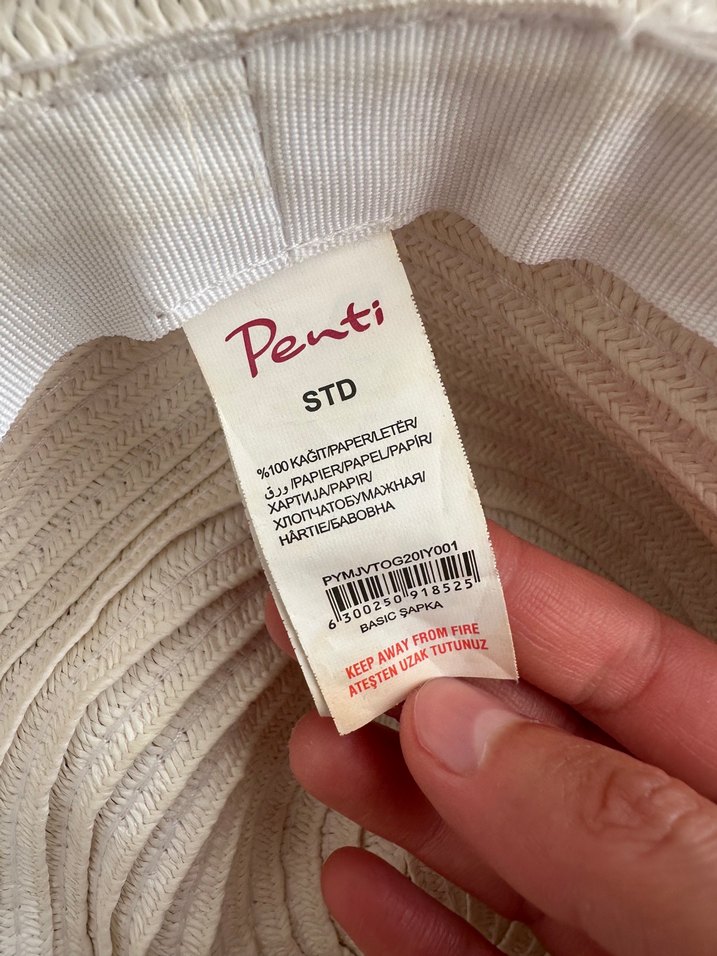 Gri Dantel Detaylı Bohem Kadın Şapka - Görsel 4