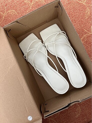 Mango Beyaz Sandalet - Görsel 5