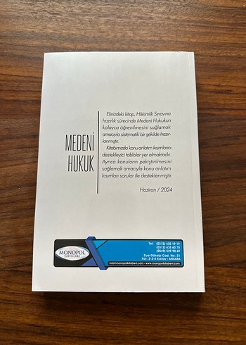 Monopol Medeni Hukuk Konu 2024 - Görsel 2