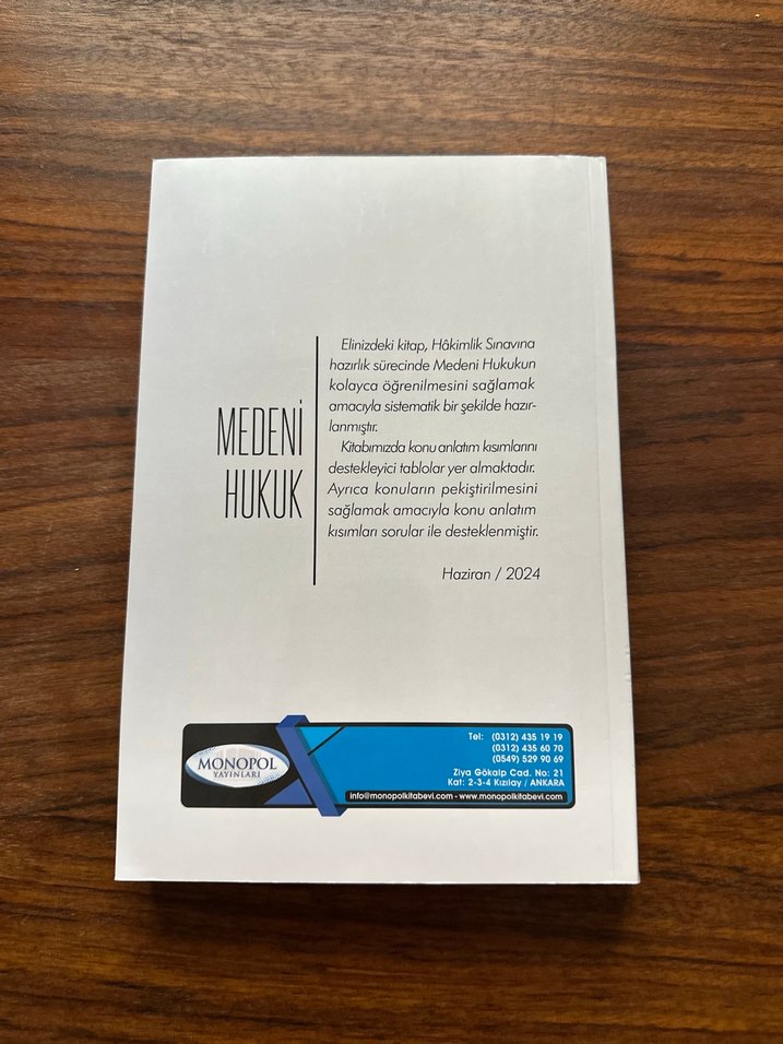 Monopol Medeni Hukuk Konu 2024 - Görsel 2