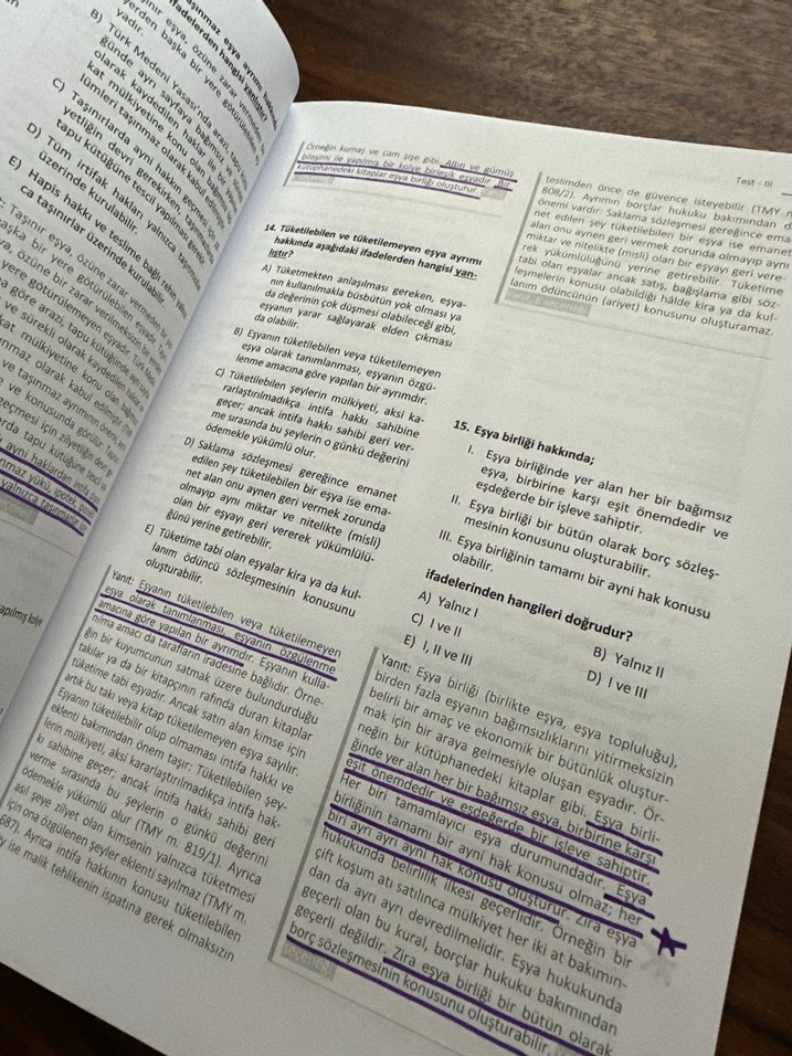 Eşya Hukuku Soru Kitabı Themis - Görsel 4