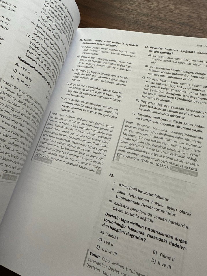 Eşya Hukuku Soru Kitabı Themis - Görsel 3