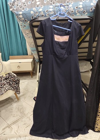 Düğmeli somon rengi maxi boy kadın ikili Takım Elbise - Görsel 5