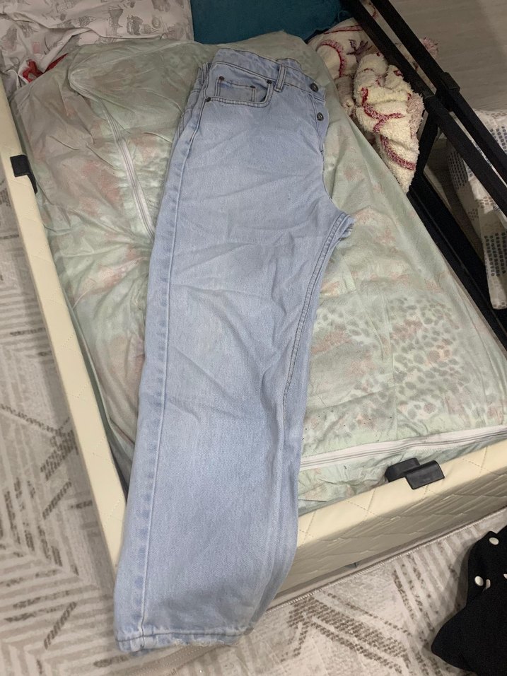 Düğmeli, relaxfit Kesim  erkek Kot Pantolon - Görsel 3