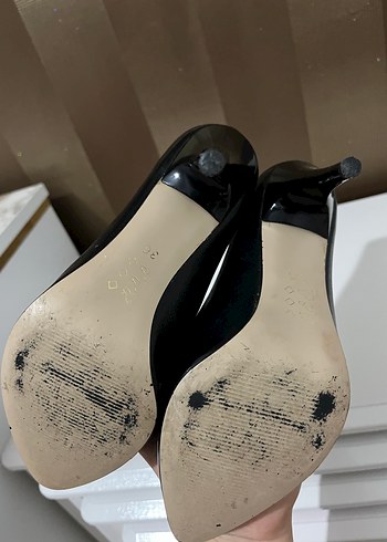 Kadın Siyah Deri Stiletto Topuklu Ayakkabı - Görsel 10