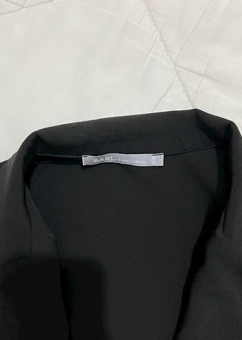 Düğmeli Siyah Kadın Gömlek - Görsel 6