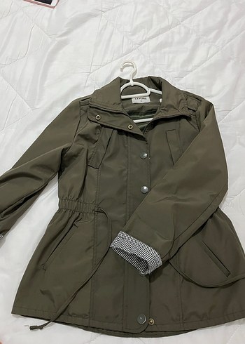 Düğmeli, Midi Boy, Rahat Kesim Kadın Mont - Görsel 2