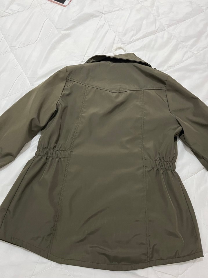 Düğmeli, Midi Boy, Rahat Kesim Kadın Mont - Görsel 3