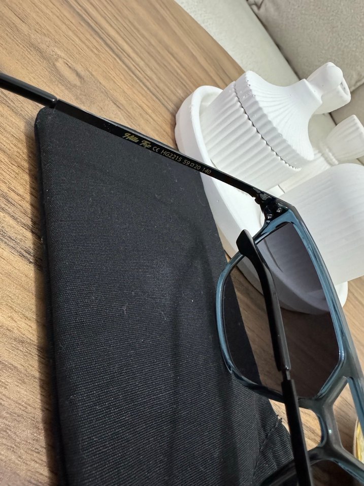 Siyah Fermuarlı Biker Kadın Güneş Gözlüğü - Görsel 4