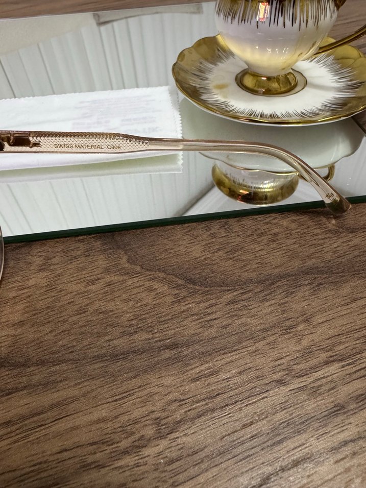 Şeffaf Bej Kadın Gözlüğü - Görsel 4