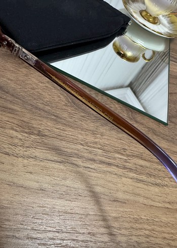 Klasik Şeffaf Kahverengi Kadın Güneş Gözlüğü - Görsel 4