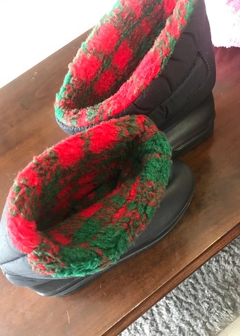 Erkek Siyah Mini cepli Kar Botu - Görsel 2