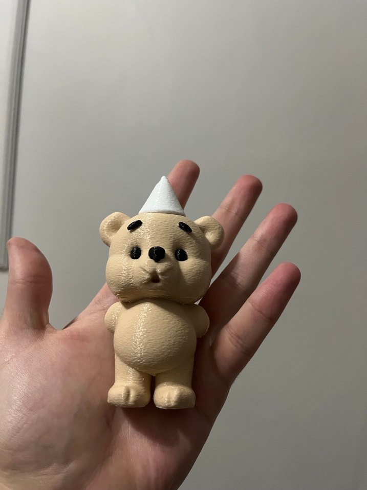 Mum üfleyen ayıcık figürü - Görsel 3