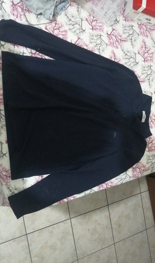 Düğmeli lacivert  Polar Gömlek - Görsel 2