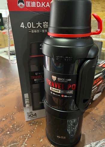 4.0L Siyah Çocuk Termos Şişesi - Görsel 2