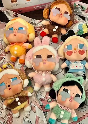 Pastel Renkli Çoklu Ağlayan Peluş Oyuncaklar - Görsel 2