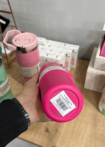 Renkli Stanley Çocuk Termosu - Pembe - Görsel 2