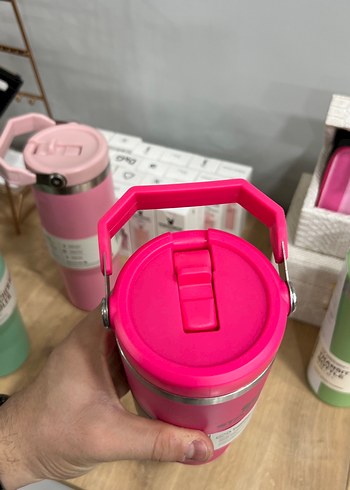 Renkli Stanley Çocuk Termosu - Pembe - Görsel 3