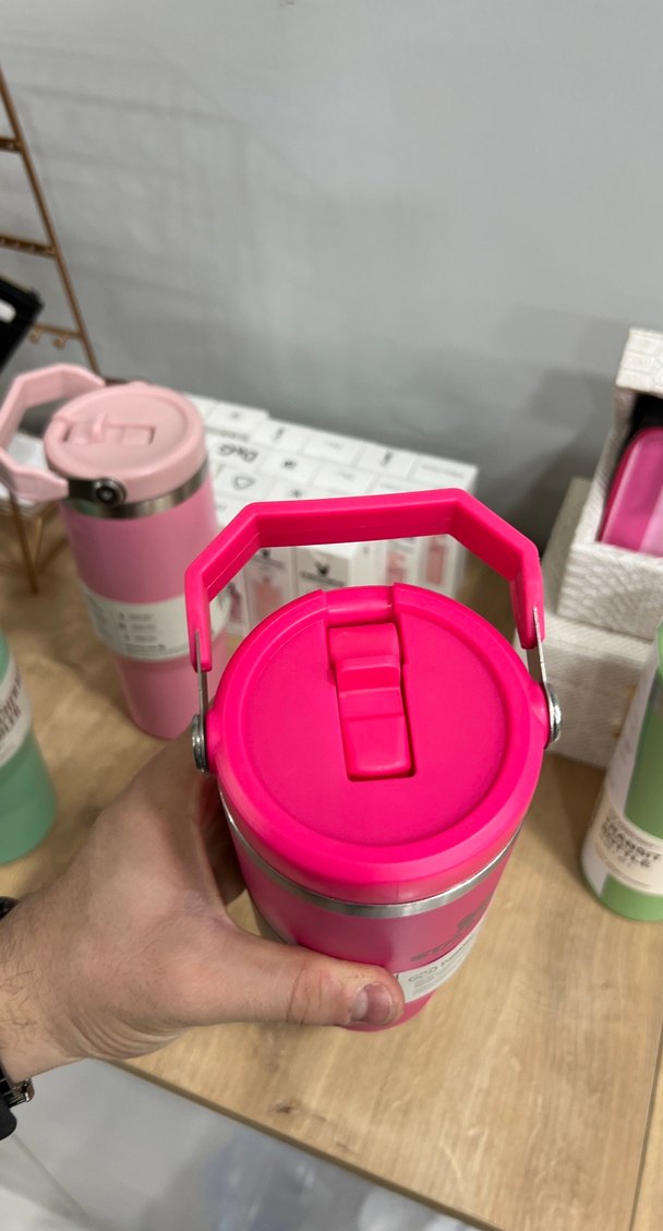 Renkli Stanley Çocuk Termosu - Pembe - Görsel 3