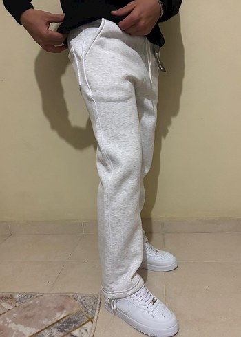 Gri Rahat Kesim erkek  Eşofman Altı - Görsel 2