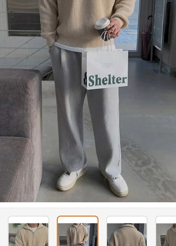 Bej Triko Kadın Salaş Kazak M beden - Görsel 2