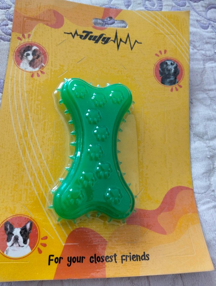 Tufy Yeşil Kemik Köpek Oyuncağı - Görsel 2
