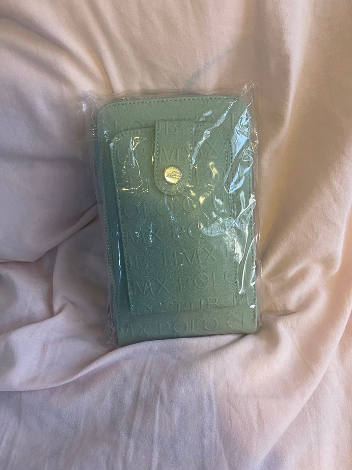 Kadın Haki Deri Baskılı Çapraz Çanta - Görsel 3