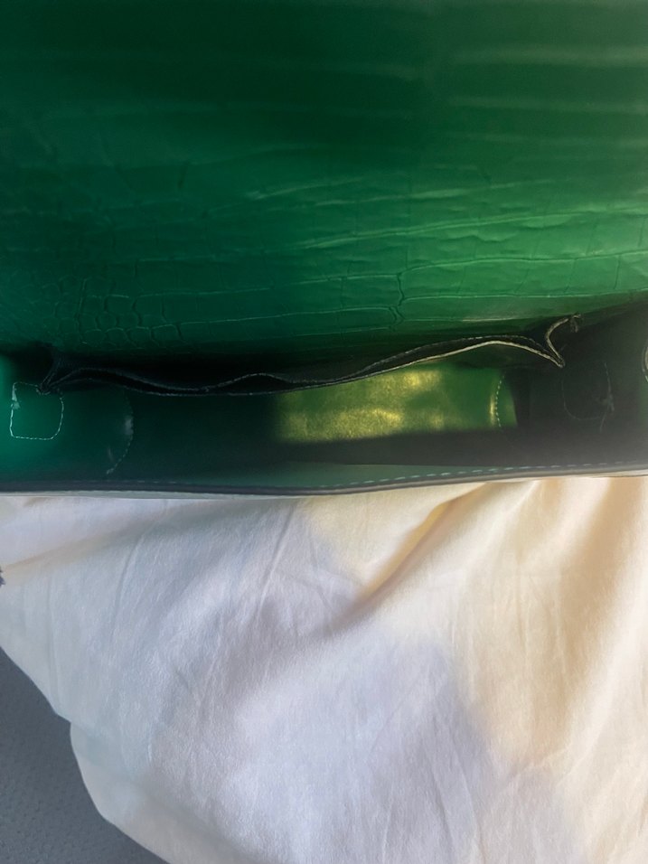 Yeşil Deri Versace Kadın Çanta - Görsel 3