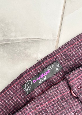 Bordo pantolon - Görsel 4