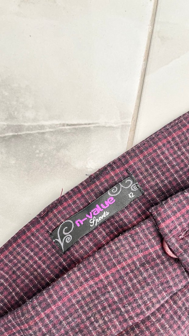 Bordo pantolon - Görsel 4