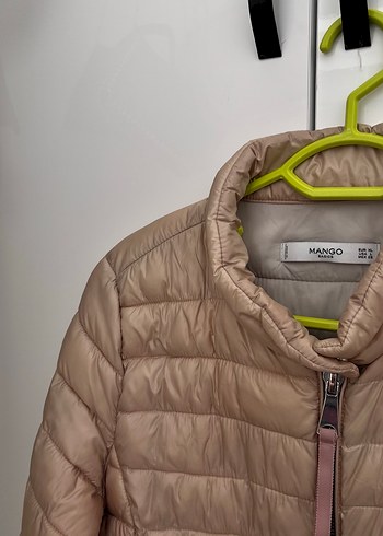 Bej Kadın Kısa Dolgulu Mont - Görsel 4