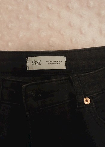 Paul Mark Siyah Kadın Denim Pantolon - Görsel 3