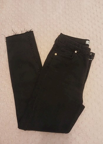 Paul Mark Siyah Kadın Denim Pantolon - Görsel 2