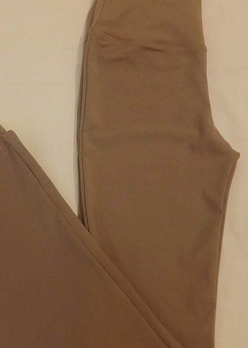 Toz Pembe İspanyol Paça Pantolon - Görsel 3