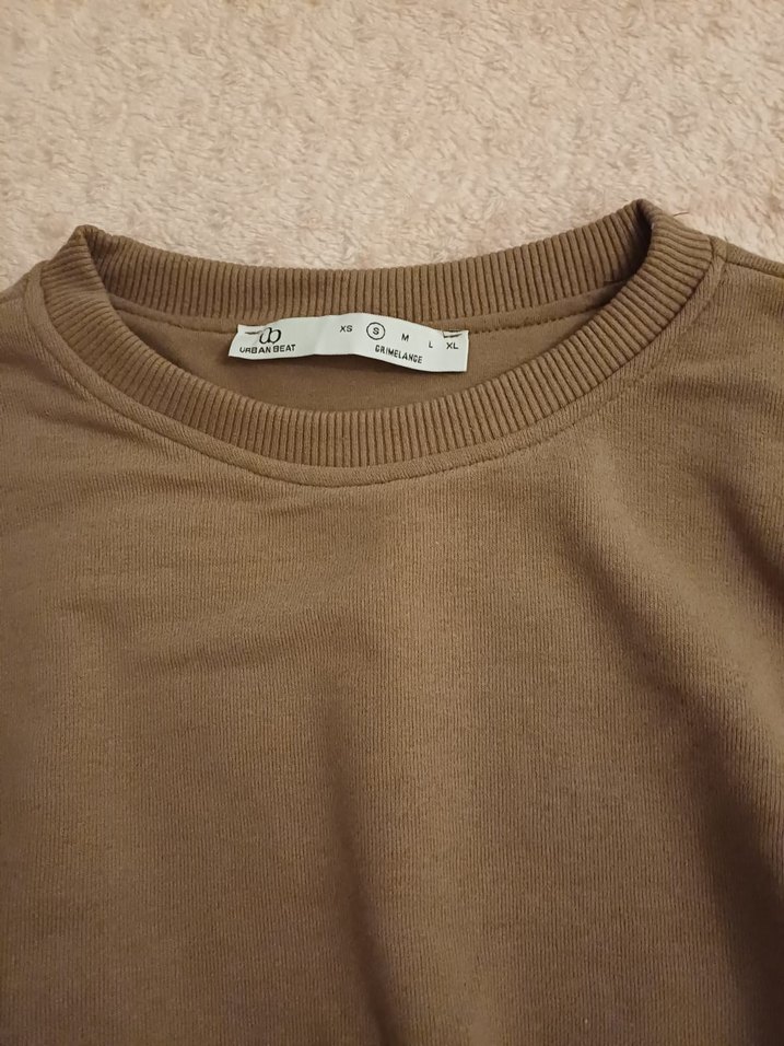 Kadın Kahverengi Salaş Sweatshirt - Görsel 3