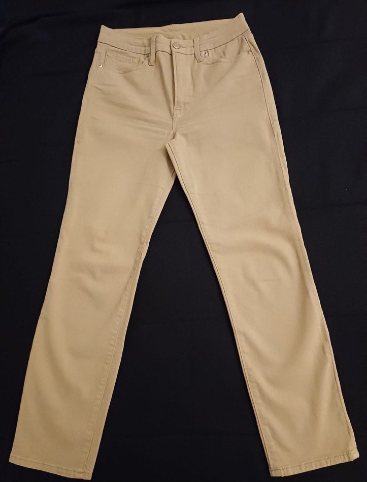 Bej Süet Kadın Boy Jean S- M Beden - Görsel 4