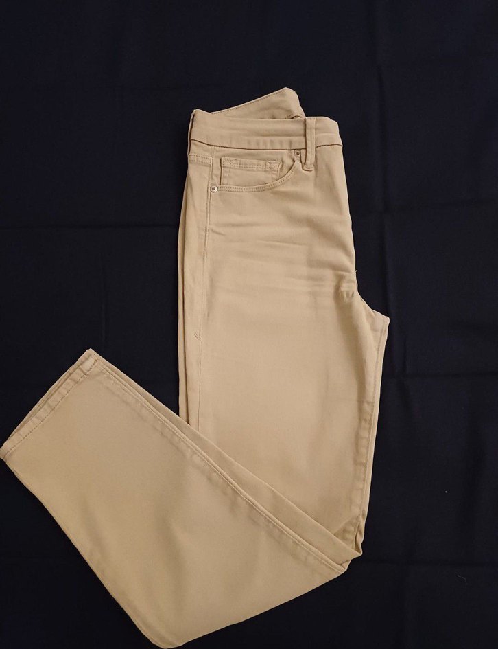 Bej Süet Kadın Boy Jean S- M Beden - Görsel 3
