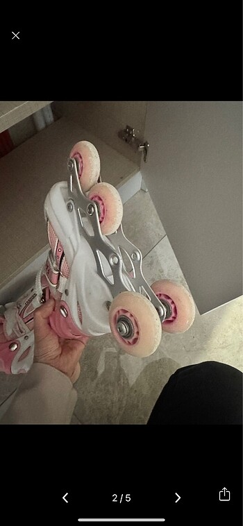 Kız çocuk paten 30-33 numara ayarlanabilir - Görsel 6