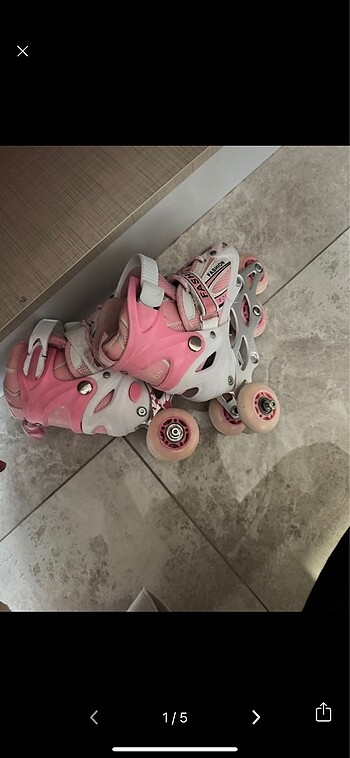 Kız çocuk paten 30-33 numara ayarlanabilir - Görsel 7