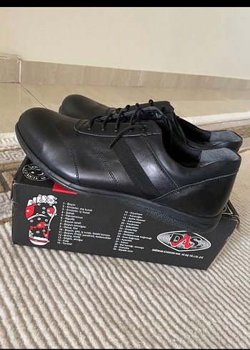 Siyah Bağcıklı Erkek Biker Ayakkabısı - Görsel 2