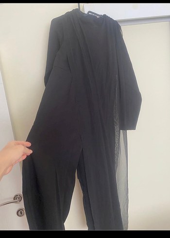 Uzun Kollu Abiye Tulum - Görsel 3