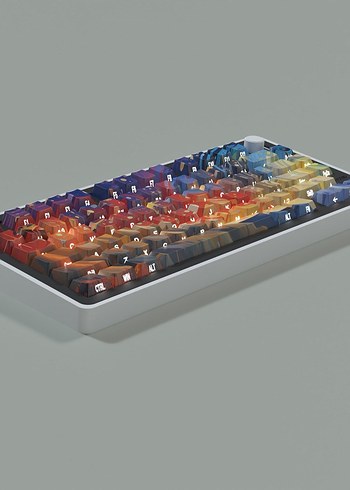 Starry Sky V1 Yüksek Yan Kesim PBT Keycap - Görsel 3