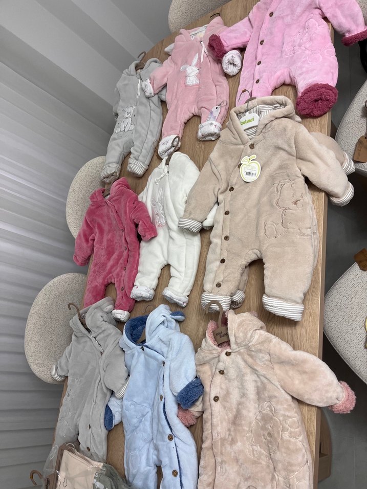 Düğmeli Kapüşonlu Bebek Kış Tulumu - Görsel 2