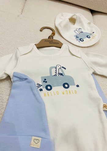 Bebek Erkek Pamuklu Uzun Kollu Tulum Seti - Görsel 2